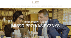 Desktop Screenshot of hotelpalcat.cz